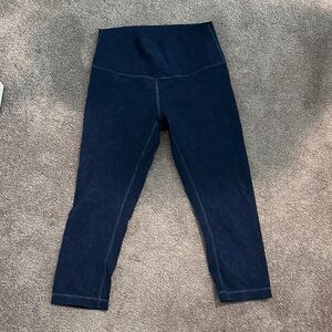 Lululemon Navy Blue High-Waisted Leggings